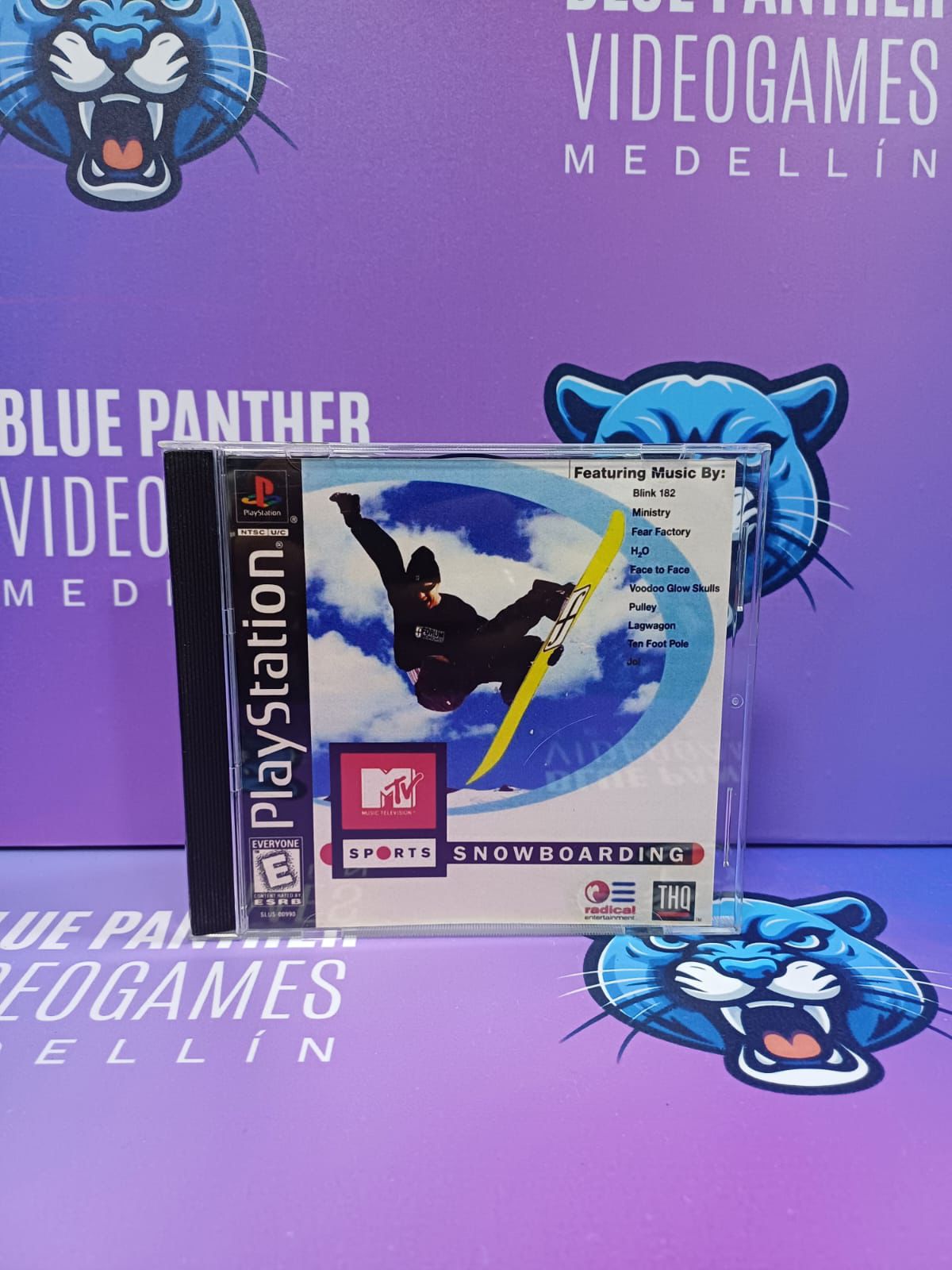 MTV Sports Snowboarding - Playstation 1 Juego original label custom