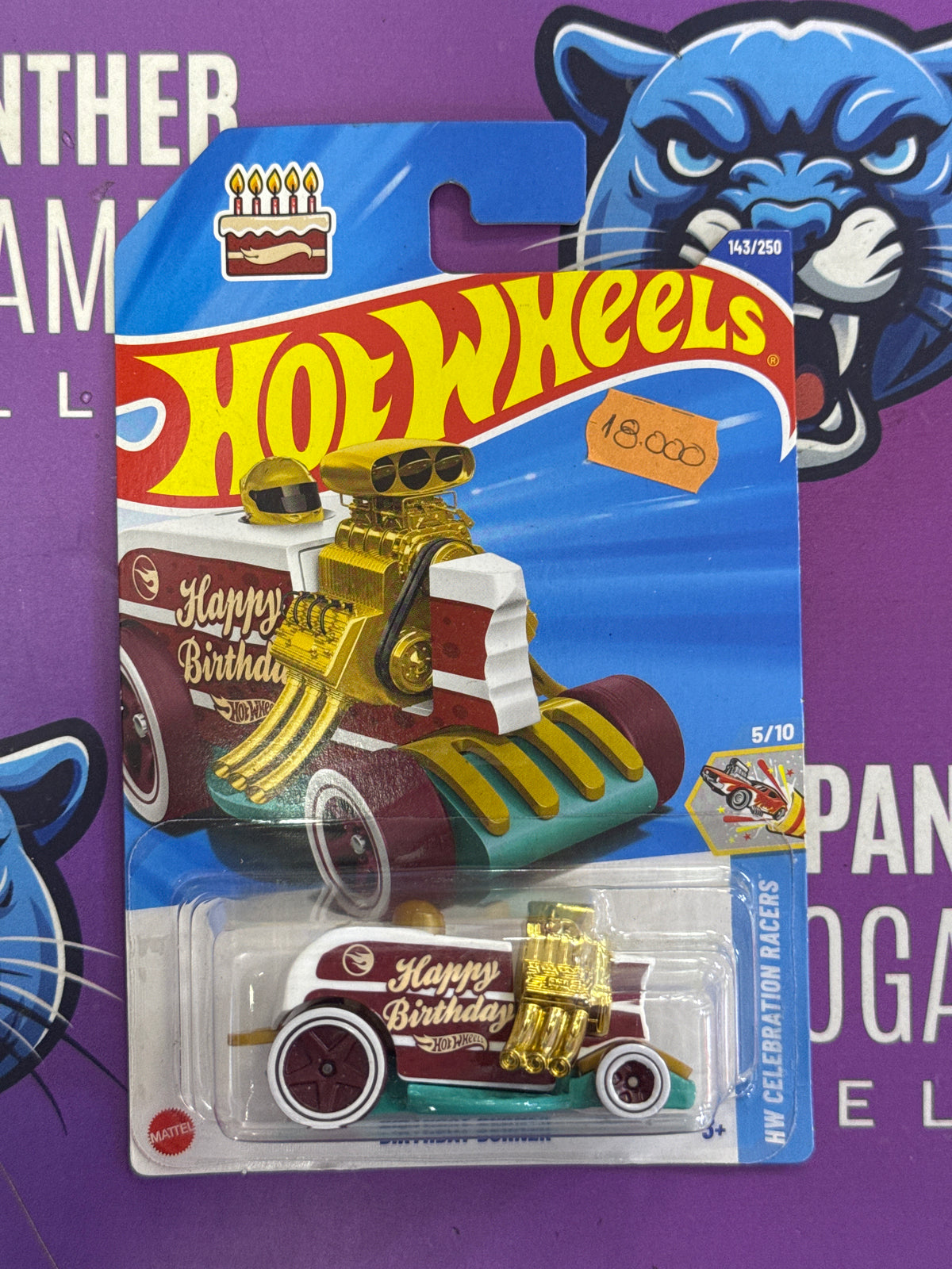 Birthday burner - hotwheels