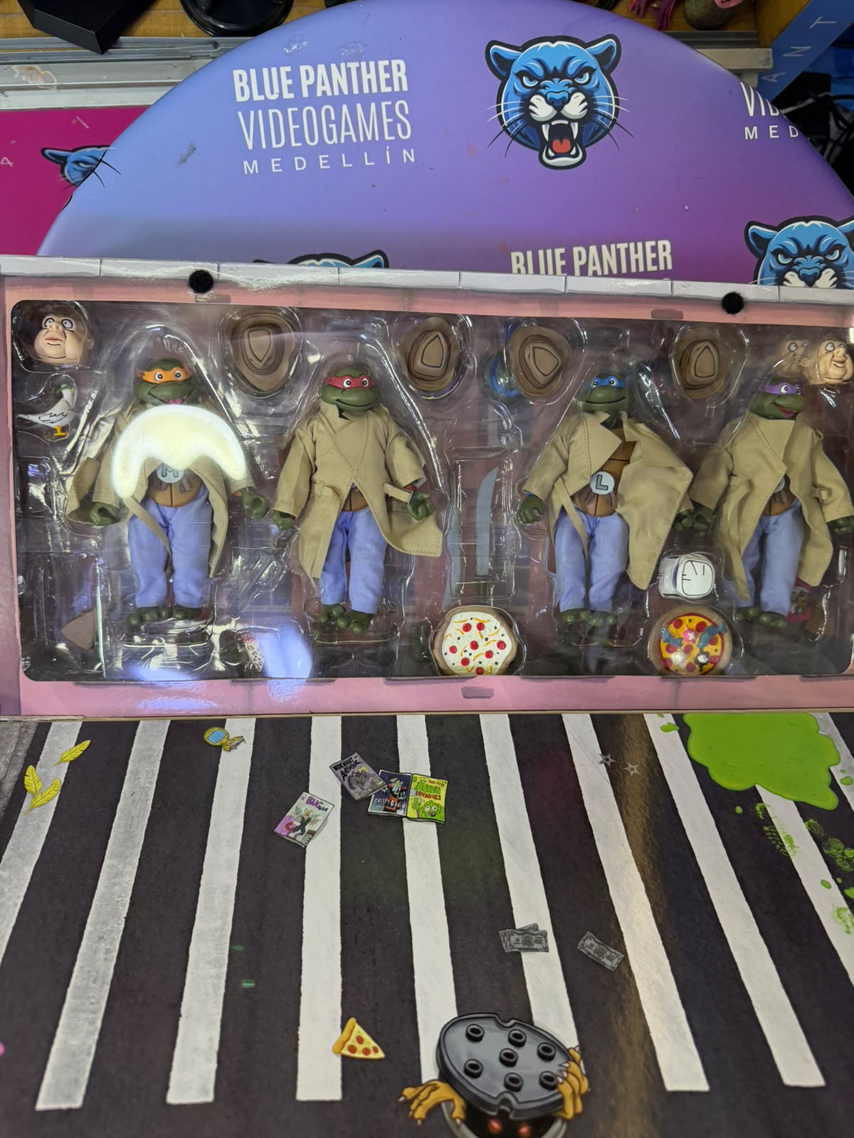 Figuras tortugas ninja camufladas-Neca