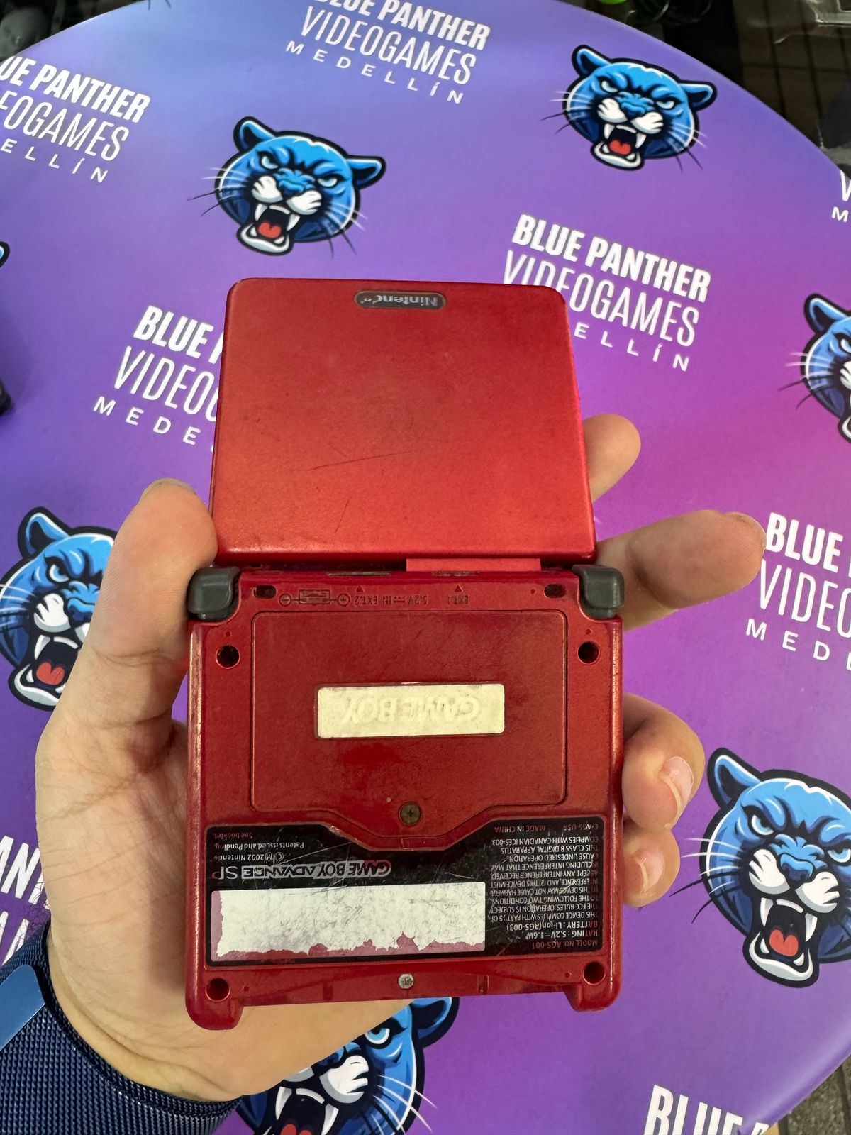 Game Boy SP 001 Rojo