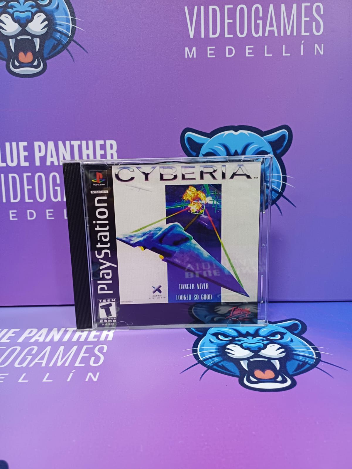 Cyberia - Playstation 1 Juego original label custom