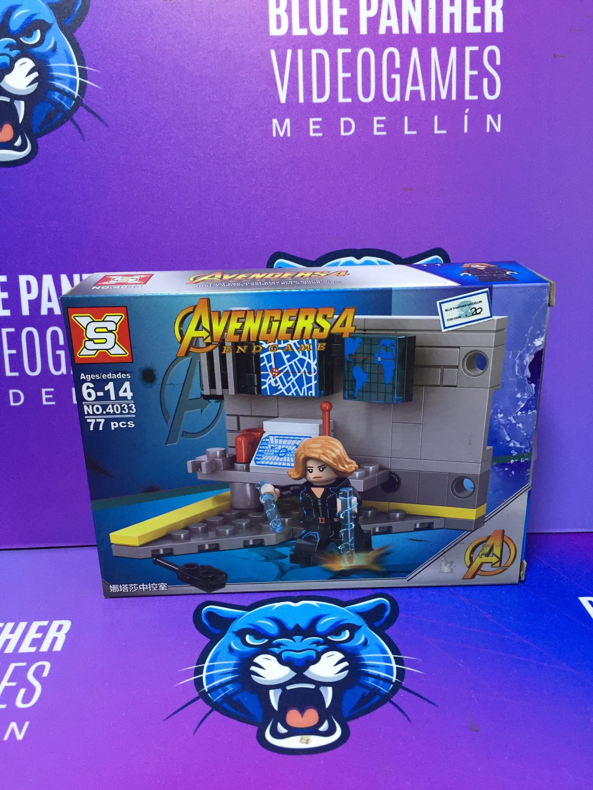 Mini figura avengers x8
