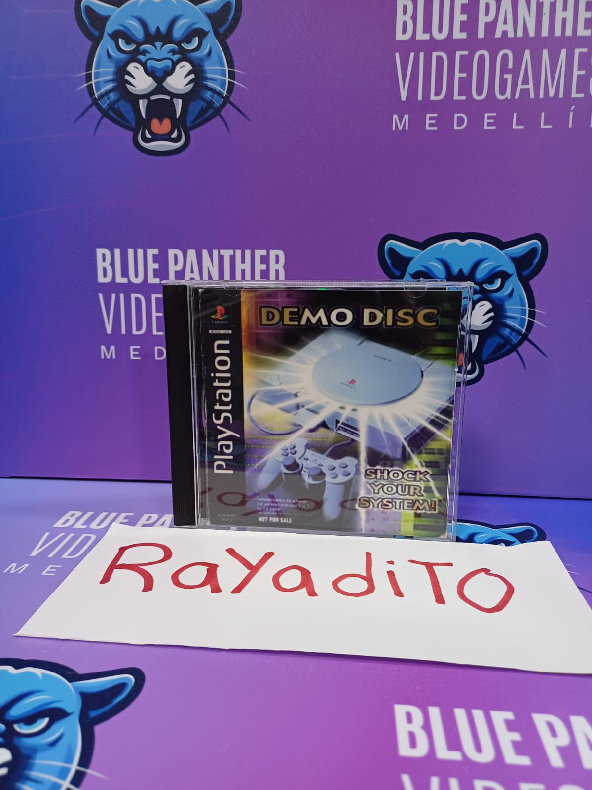 Demo Disc  - Playstation 1 Juego original label custom