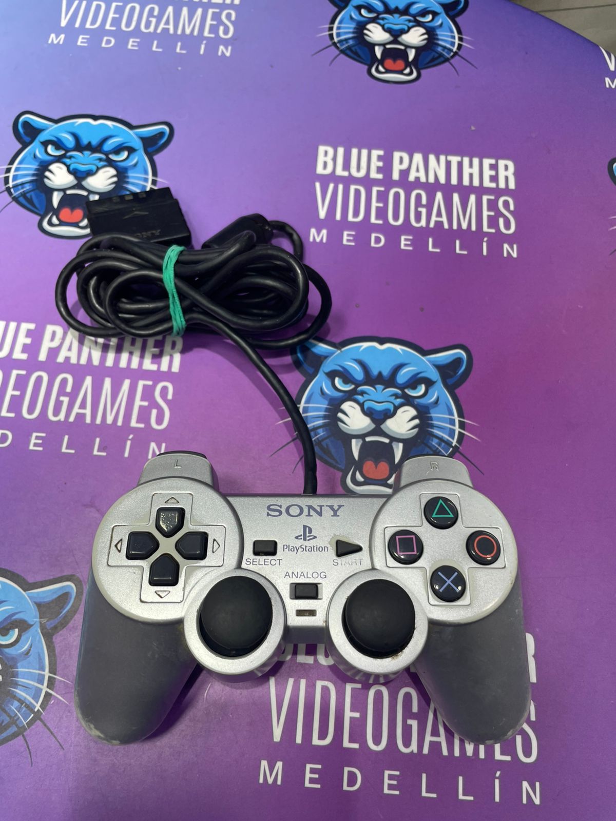 Control PS2 Plateado Original