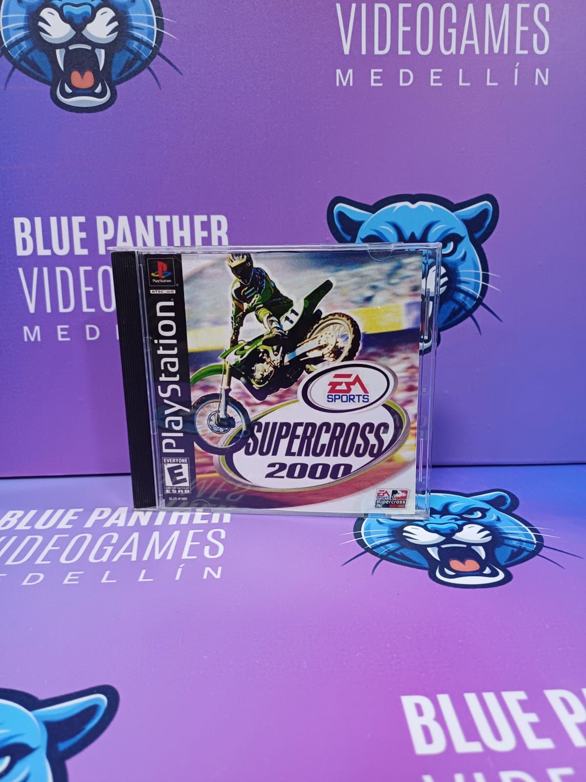 Supercross 2000 - Playstation 1 Juego original label custom