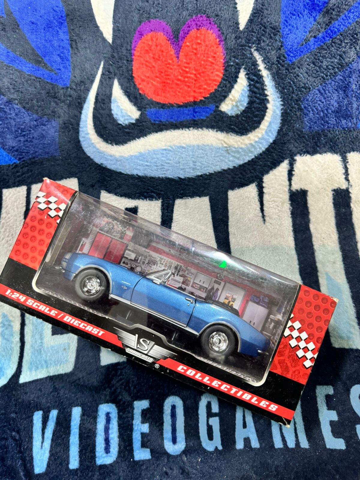 Showcasts convertible azul 1/24