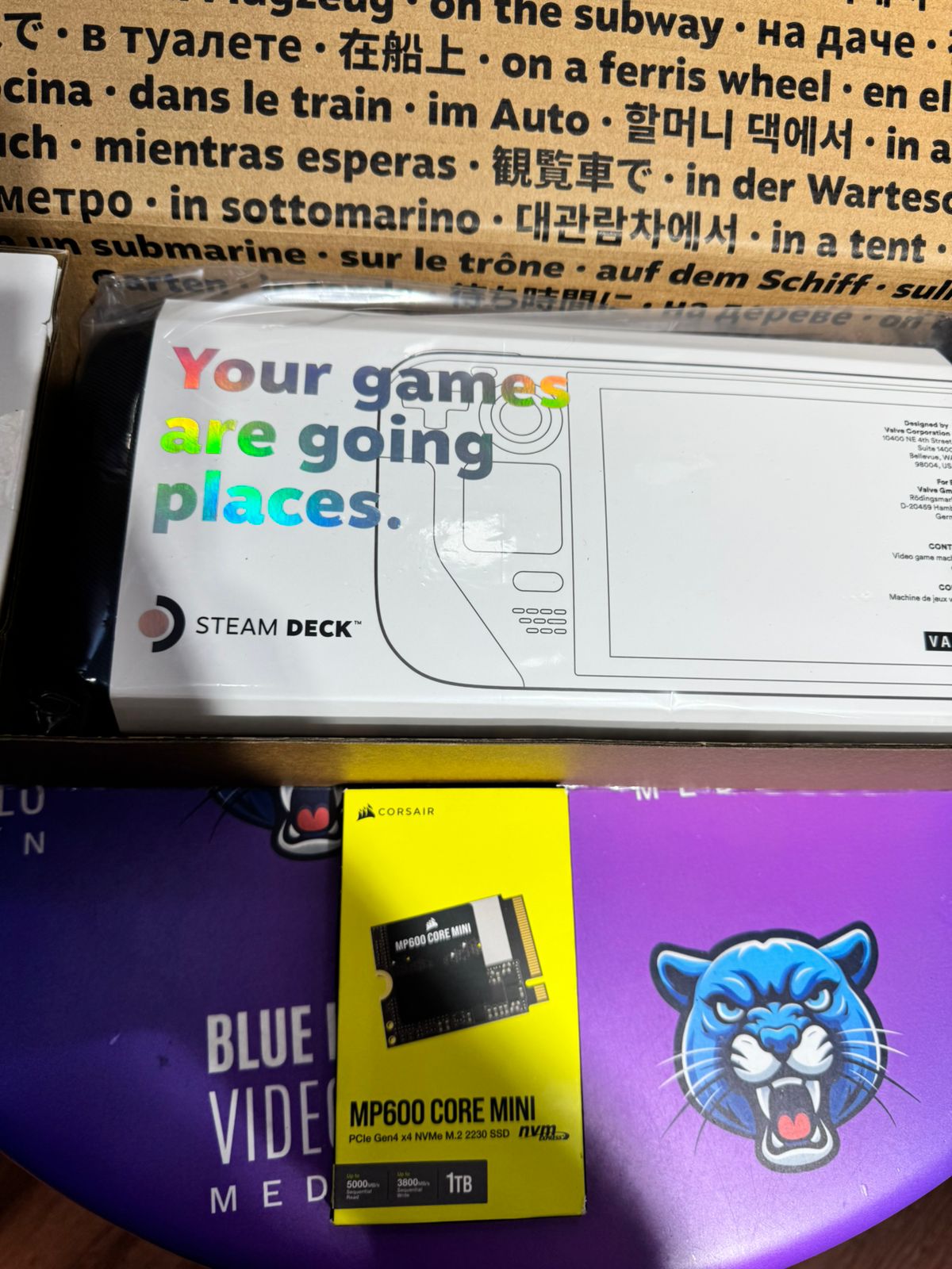 Steam Deck nueva con M2 1TB