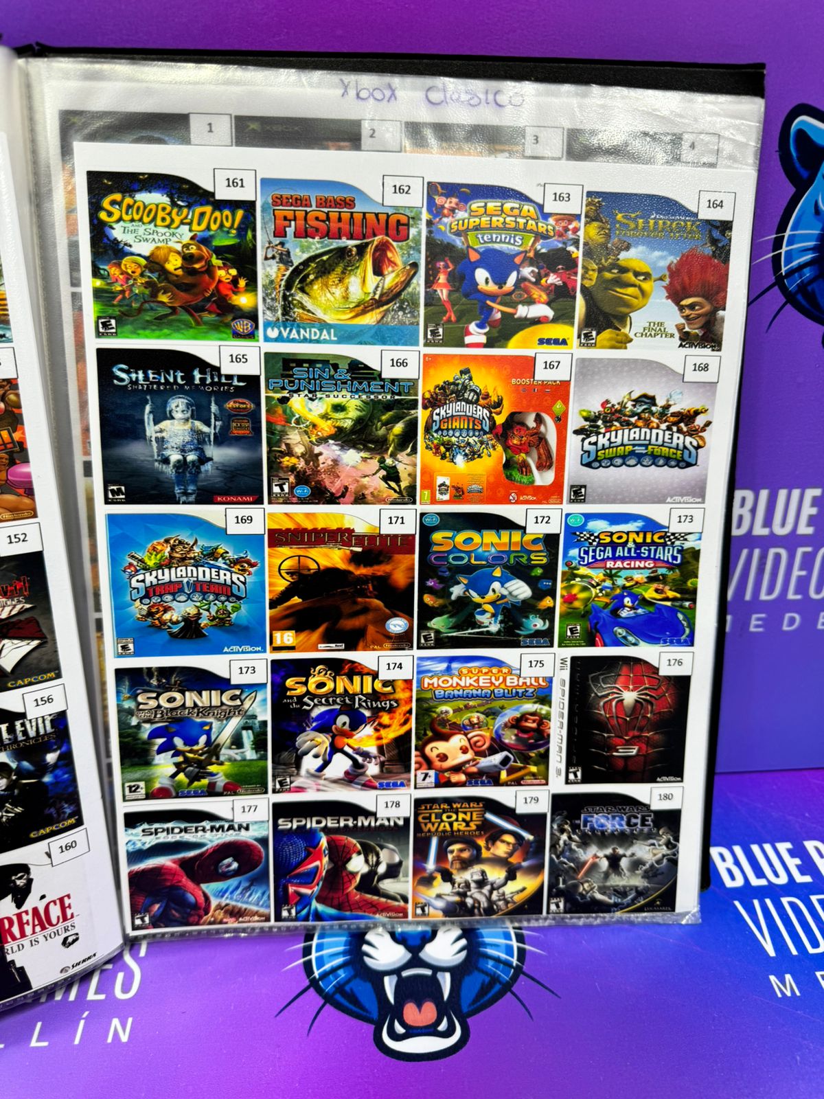 Catálogo juegos grabados en cd Wii