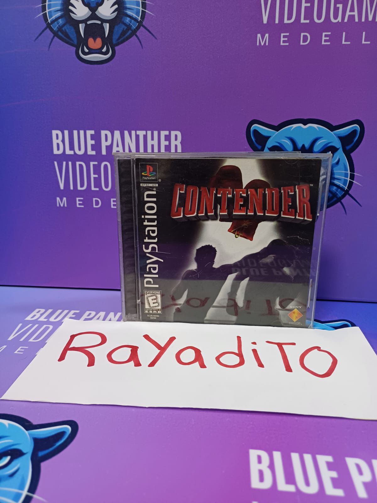 Contender - Playstation 1 Juego original label custom