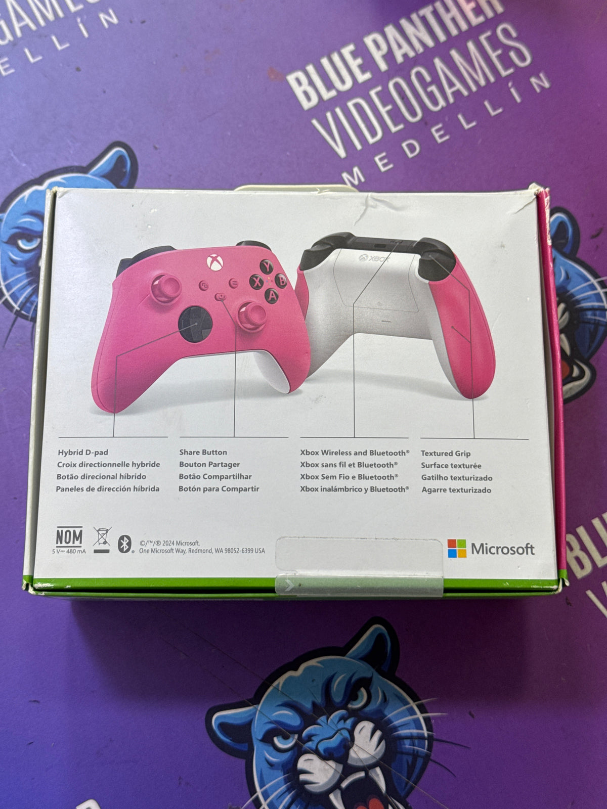 Control Xbox series edición pink