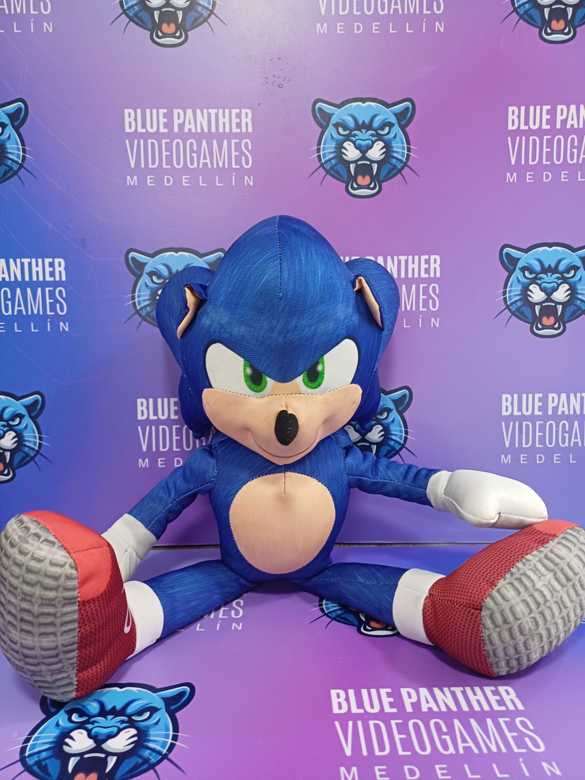 Peluche Sonic sublimado