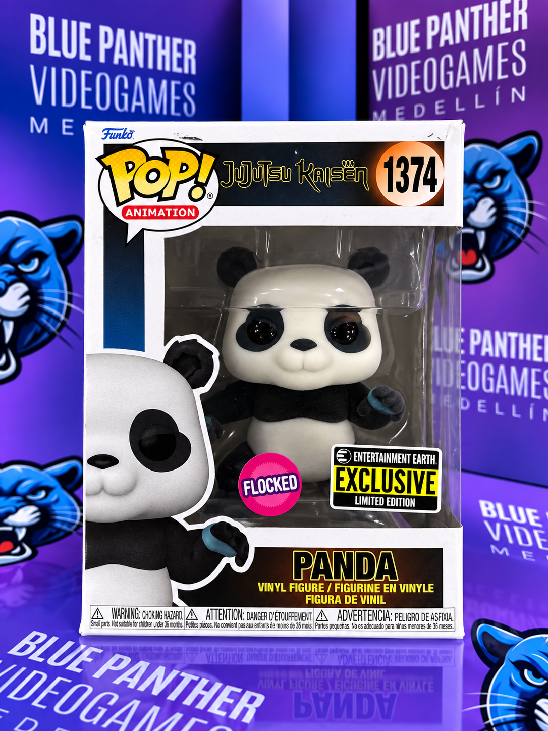 Panda #1374 – Jujutsu Kaisen | Flocked Entertainment Earth Exclusive