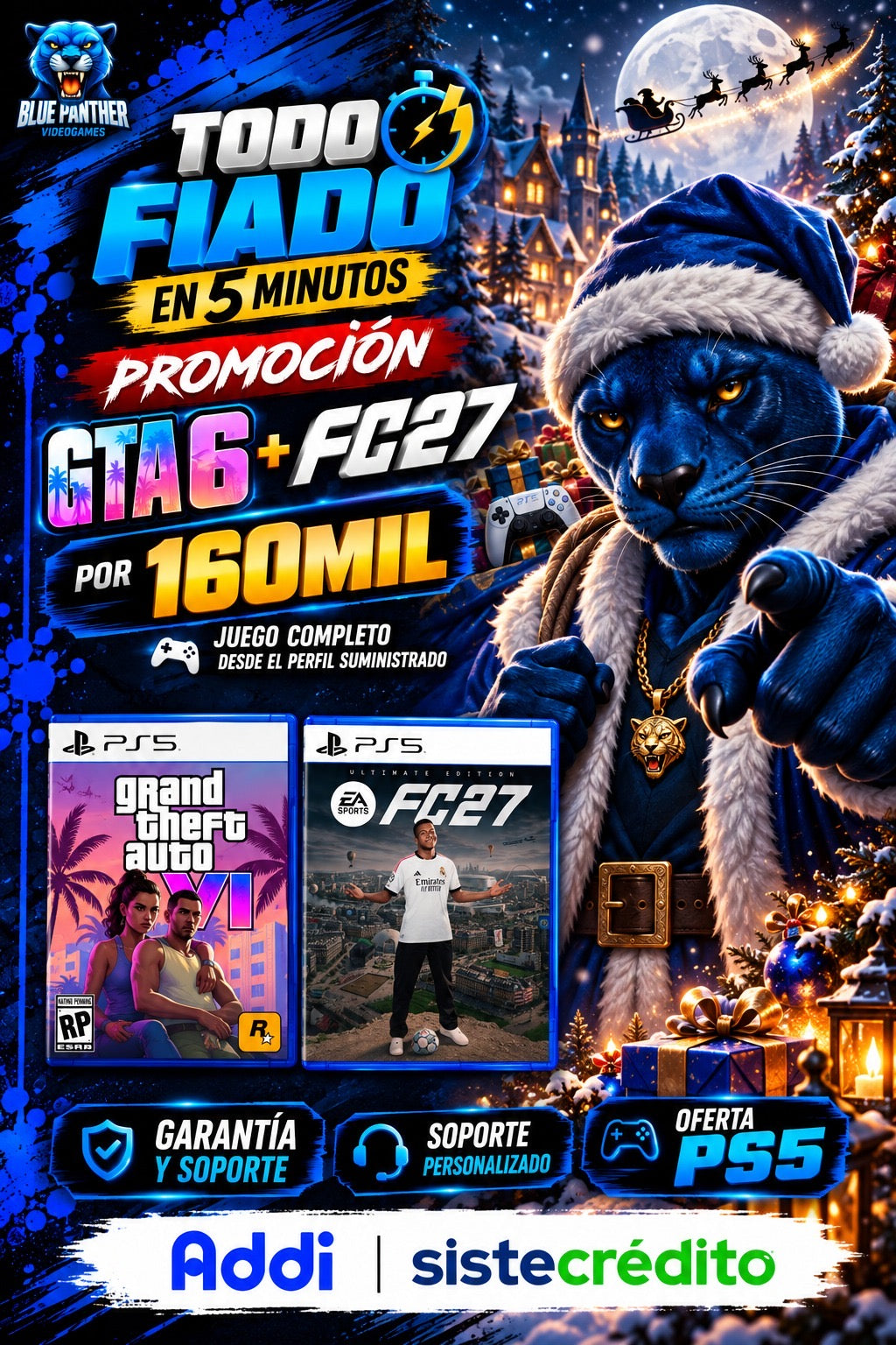 Promo GTA 6 + FC 27 PS5 | Digital Cuenta Secundaria