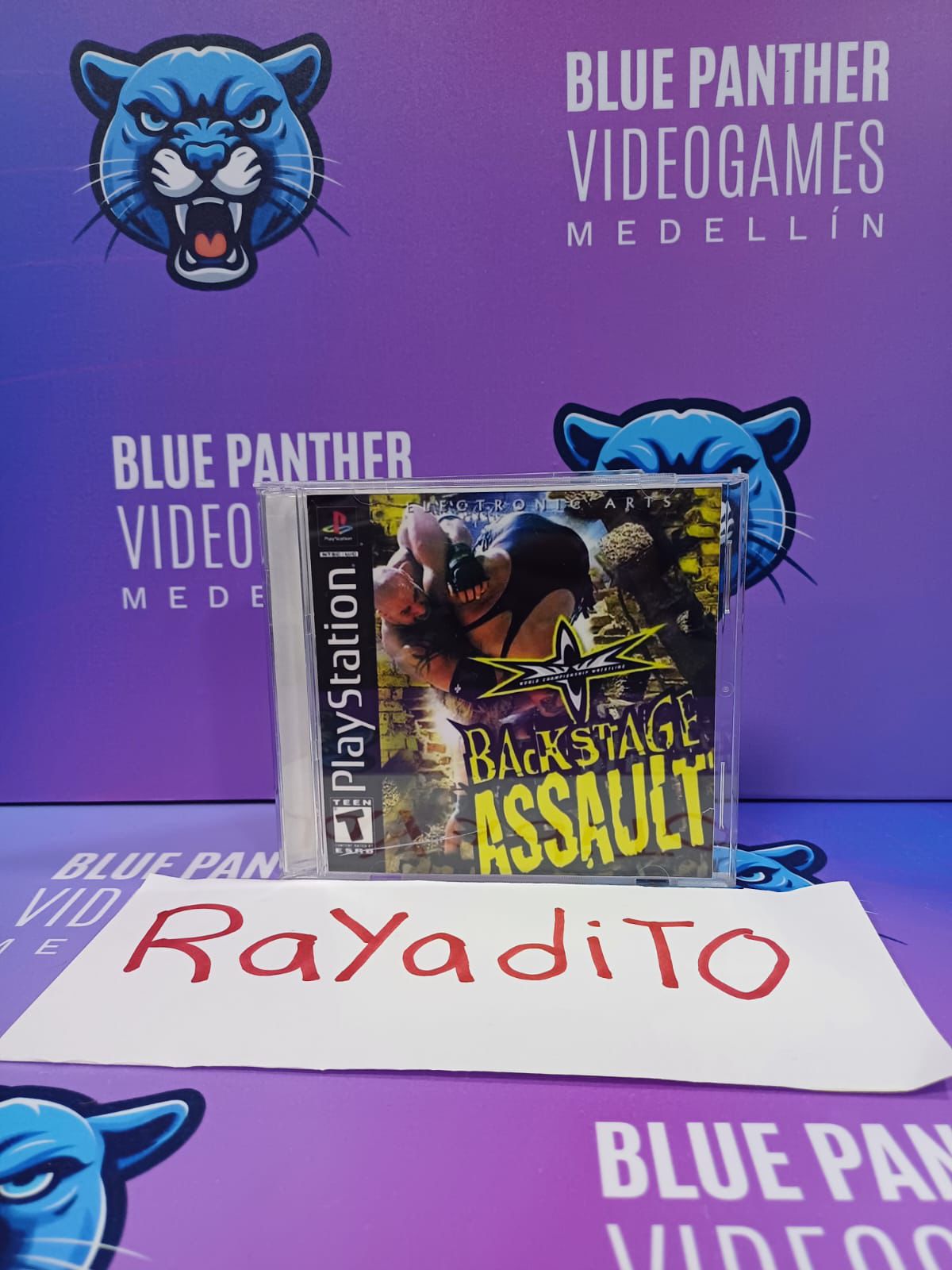 Backstage Assault - Playstation 1 Juego original label custom