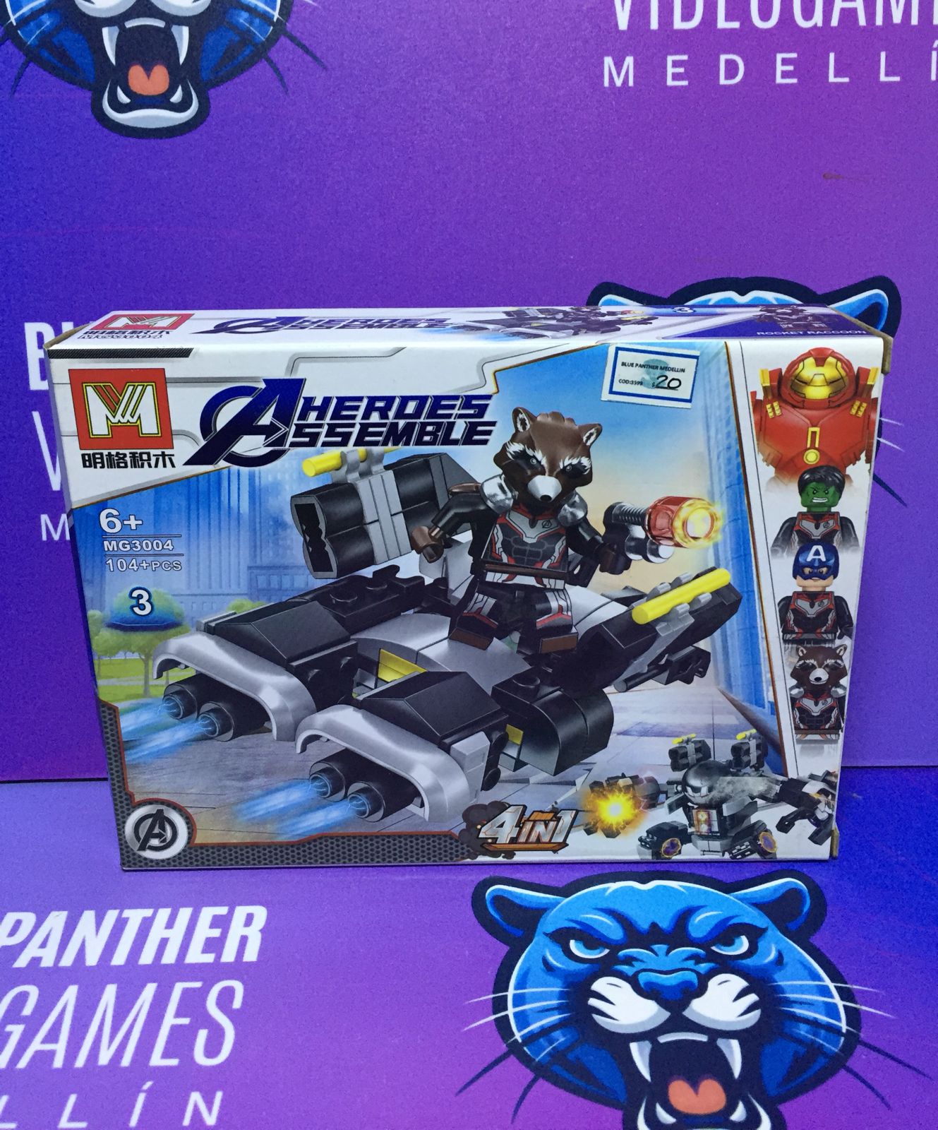 Mini figura heroes x8