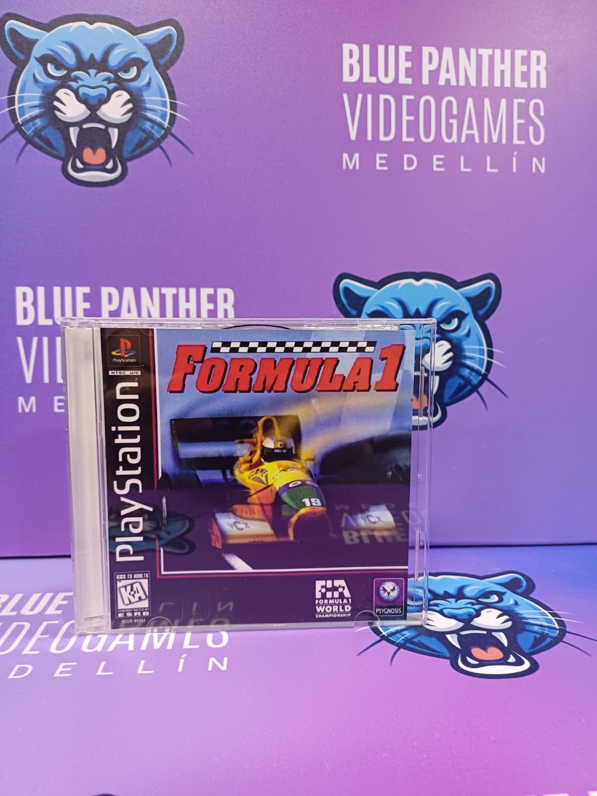 Formula 1 - Playstation 1 Juego original label custom