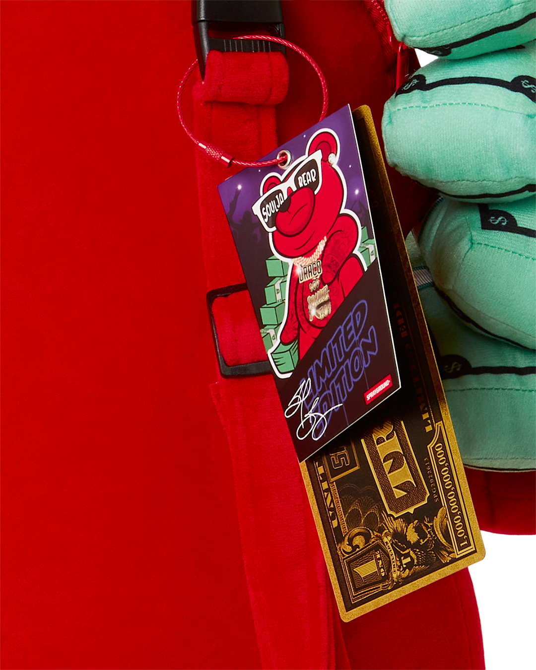 Oso Souljaa Bear Rojo - sprayground