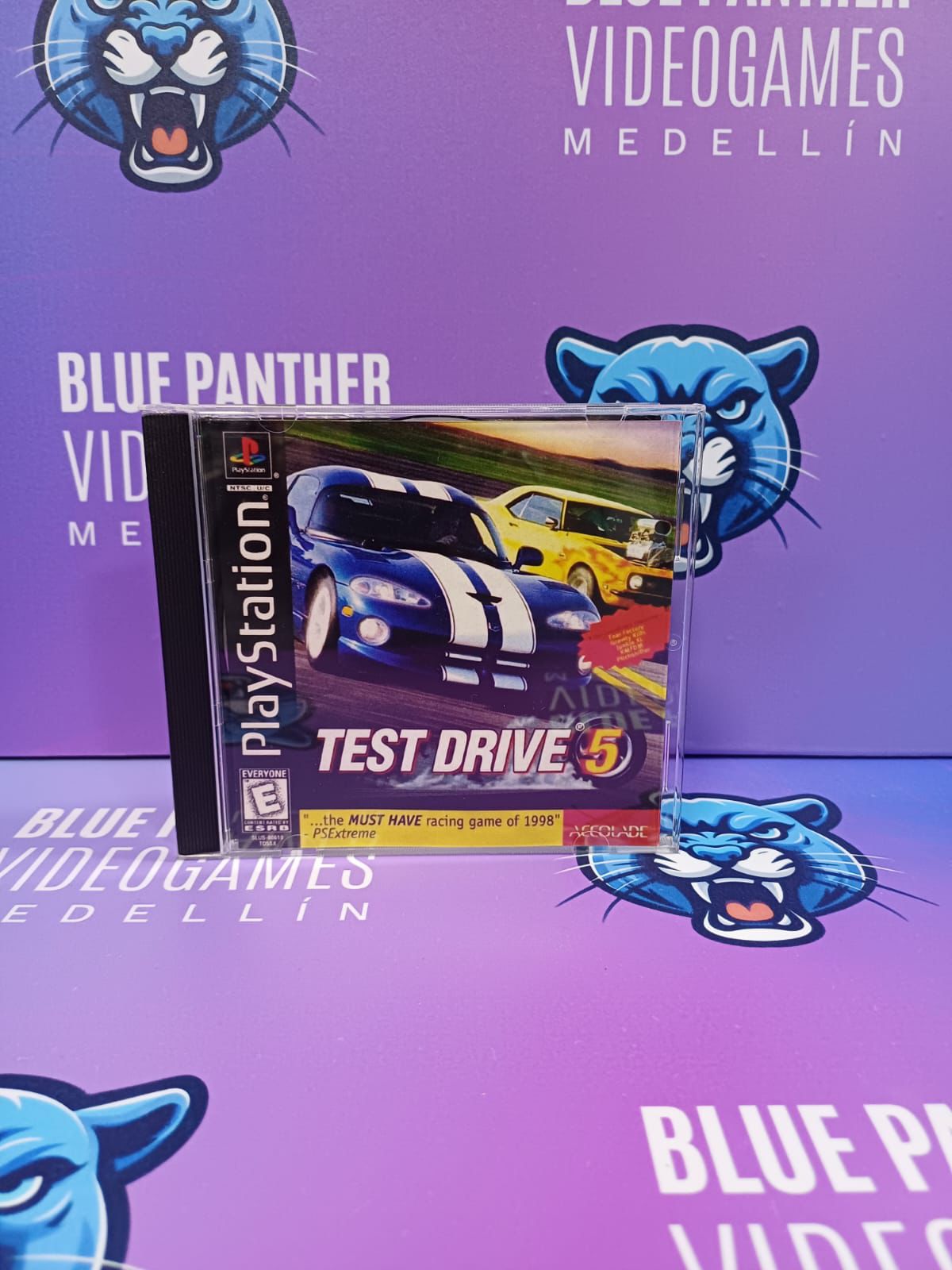 Test Drive 5 - Playstation 1 Juego original label custom
