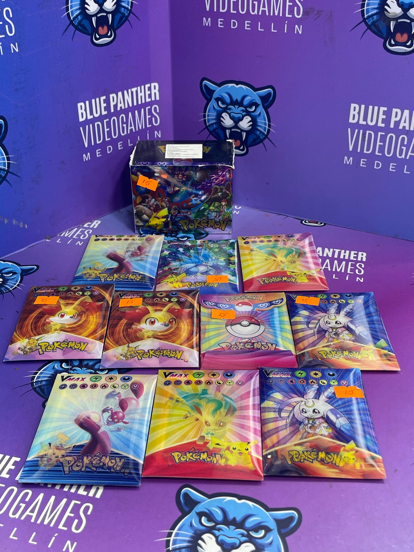 Sobre de cartas pokemon