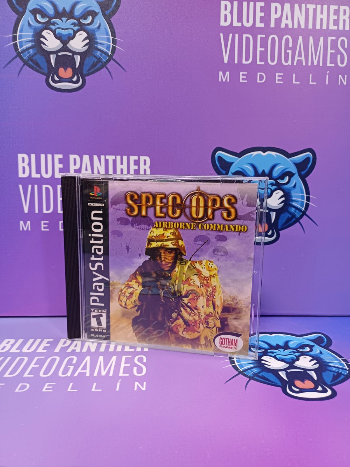 Spec Ops Airborne Commando - Playstation 1 Juego original label custom