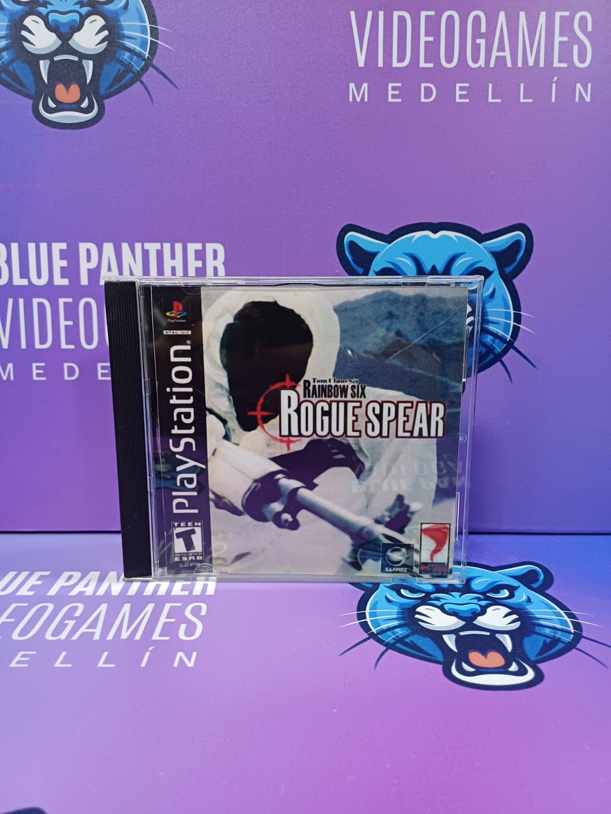Rainbow Six Rogue Spear  - Playstation 1 Juego original label custom