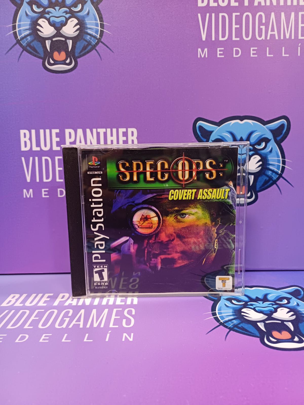 Spec Ops Covert Assault - Playstation 1 Juego original label custom