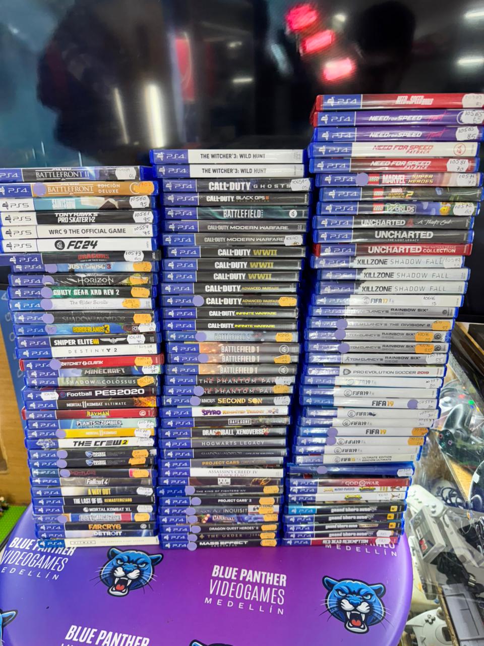 Juegos PS4 desde 30.000 cada uno (no todos tienen ese precio)