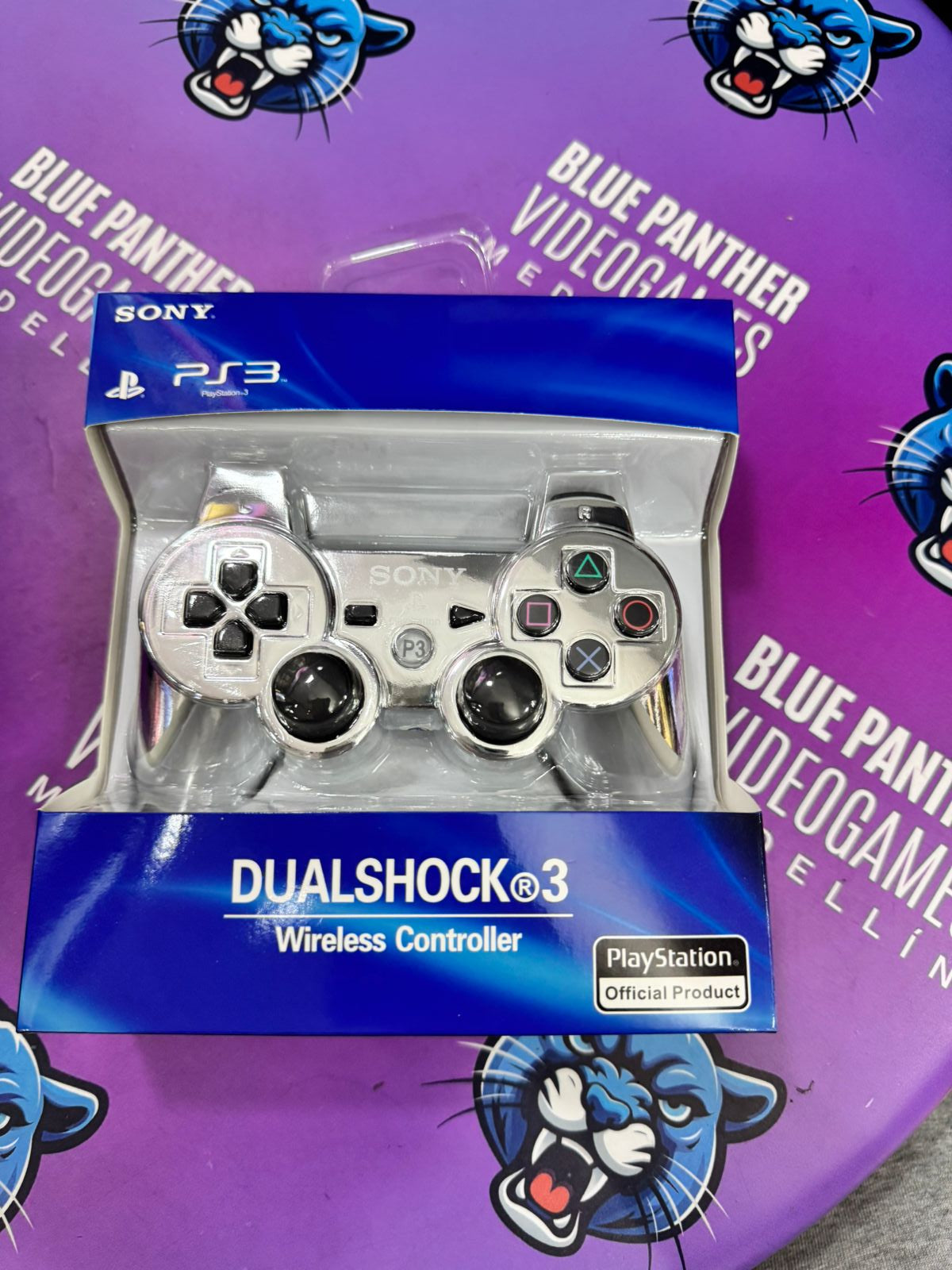 Control Plateado PS3