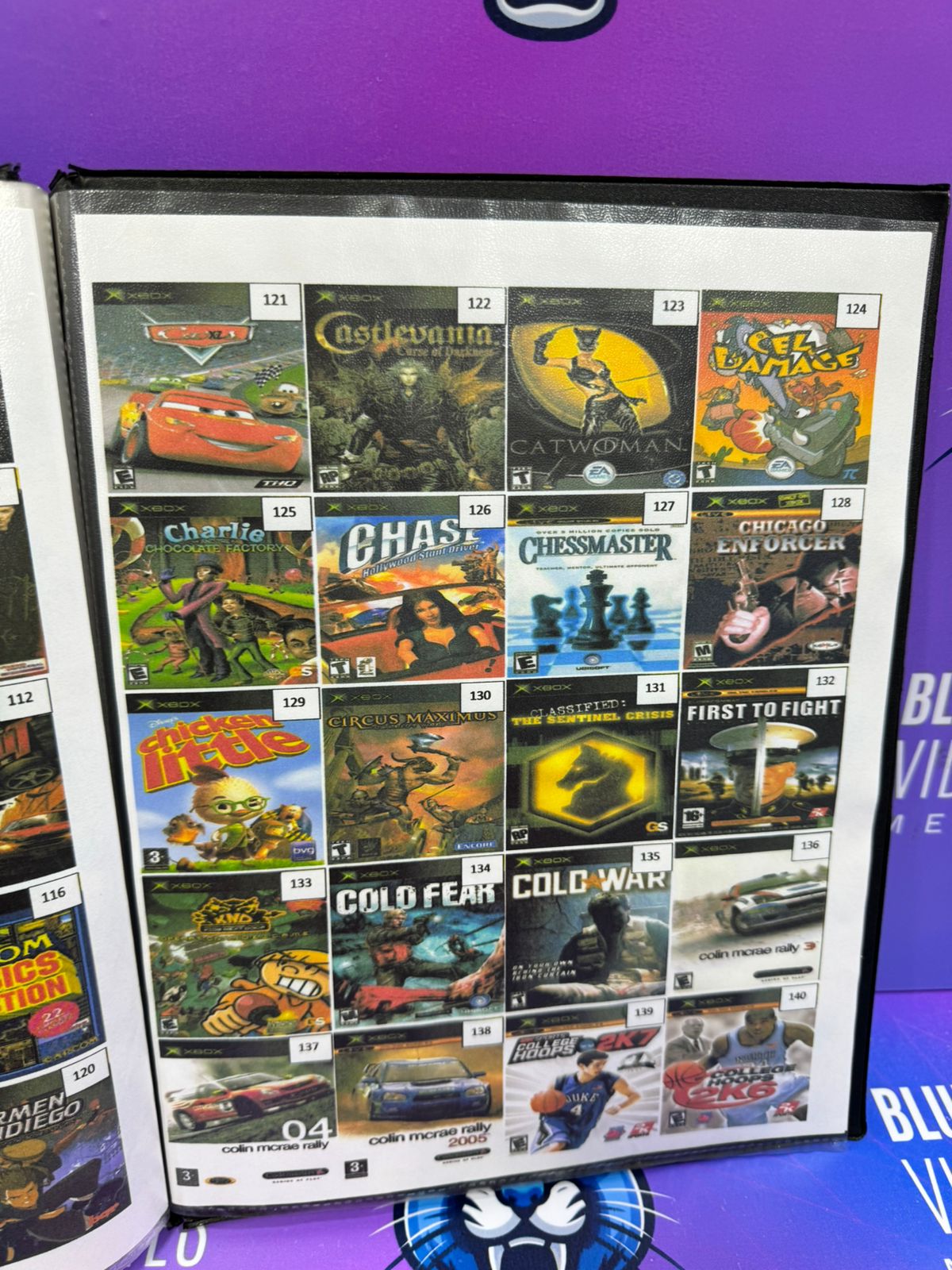 Catálogo juegos grabados en cd Xbox Clásico