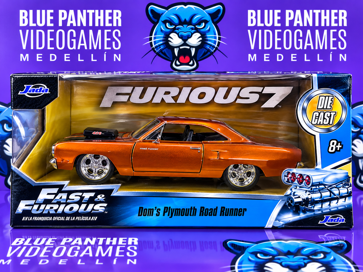 Fast & Furious Dom’s Plymouth Road Runner | Modelo Die-Cast Jada Toys escala 1/32