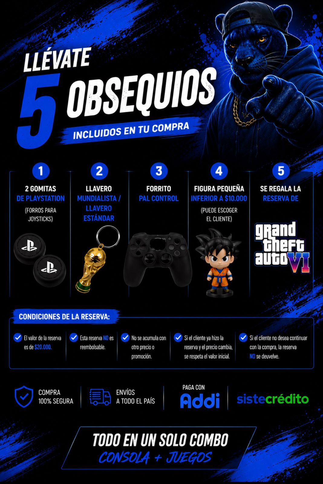 PS5 PRO DIGITAL NUEVA + 390 JUEGOS Plus Deluxe 1 AÑO + 5 obsequios