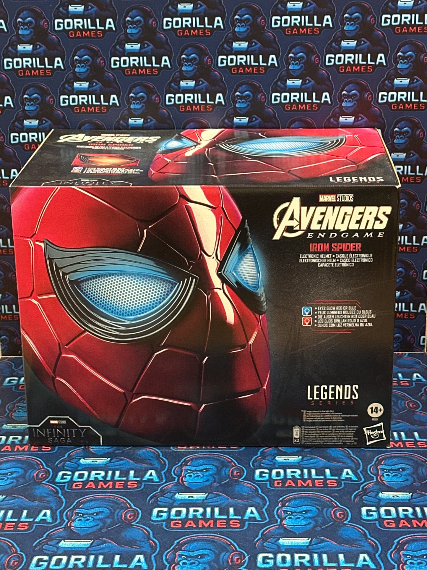 Casco de Spider-Man, original del Iron Spide
