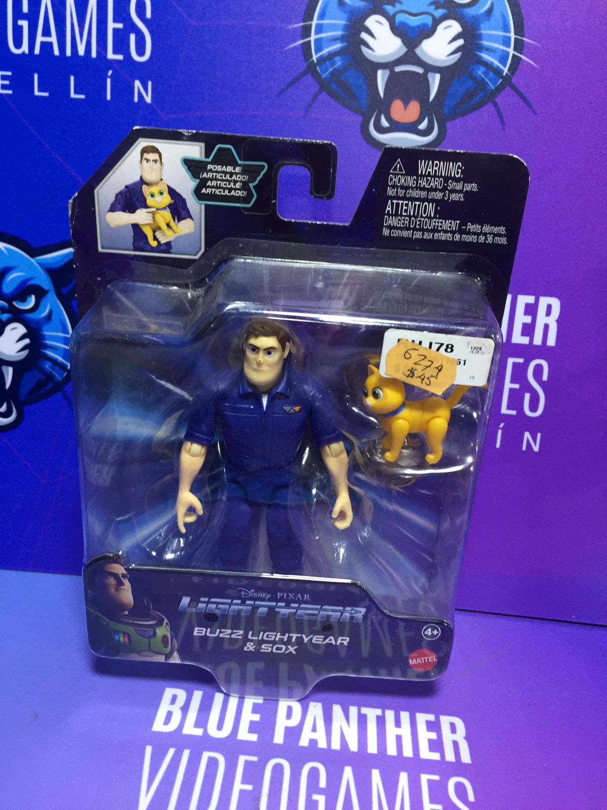 Buzz light year and sox -Mattel