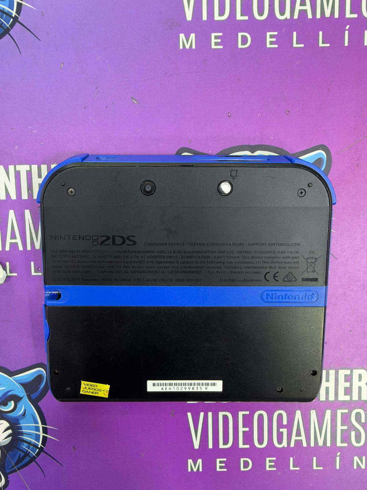 Nintendo 2DS Negra – Consola Portátil Nintendo programada