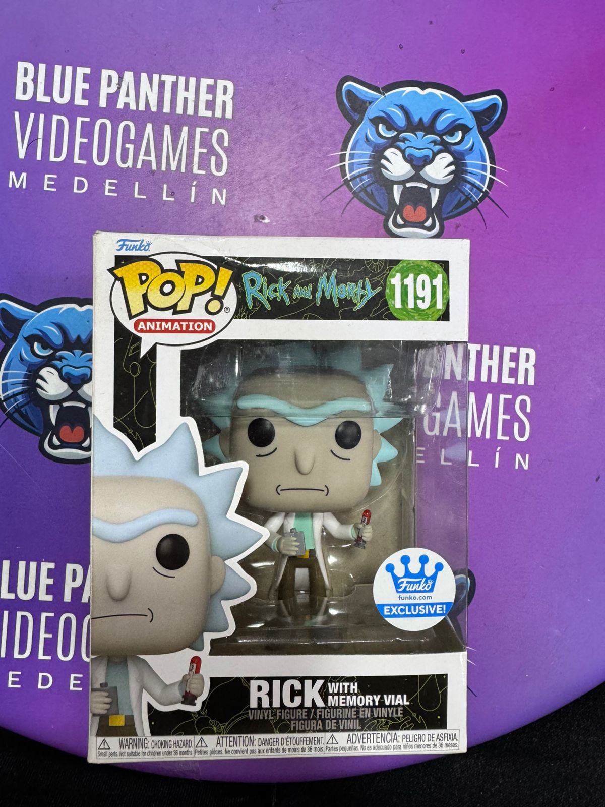 Funko Rick With Memory Vial