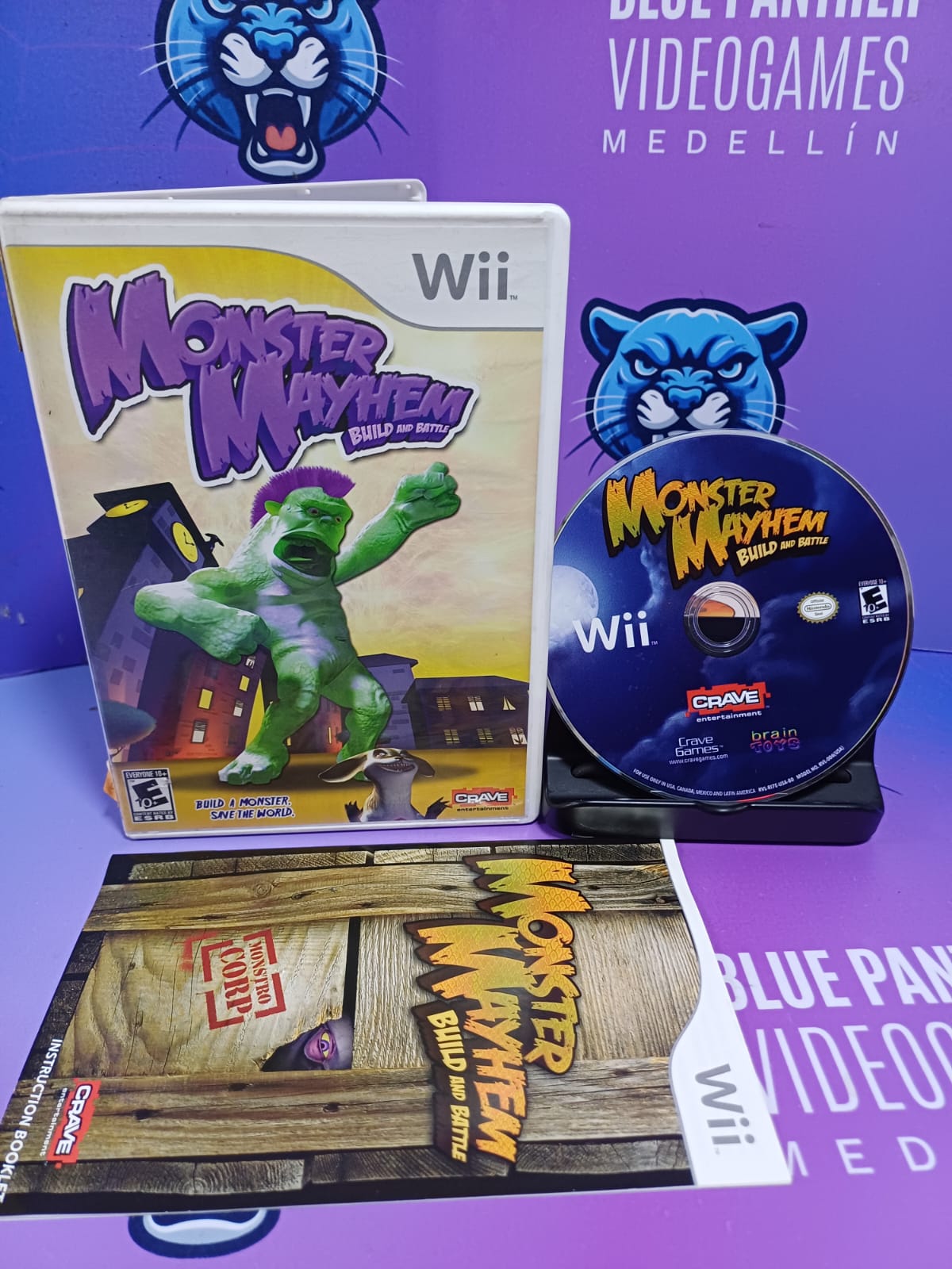 Monster Mayhem Build And Battle - Nintendo Wii