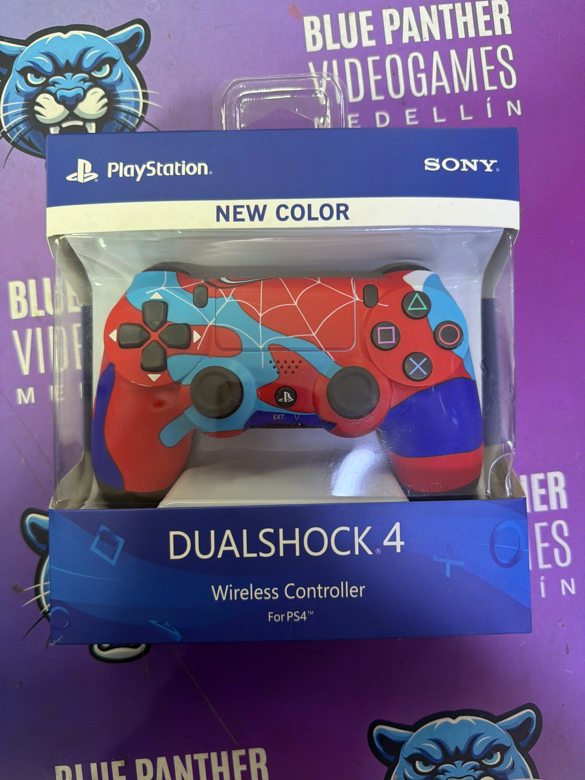 Control Genérico colores Mezclado Spiderman - PlayStation 4