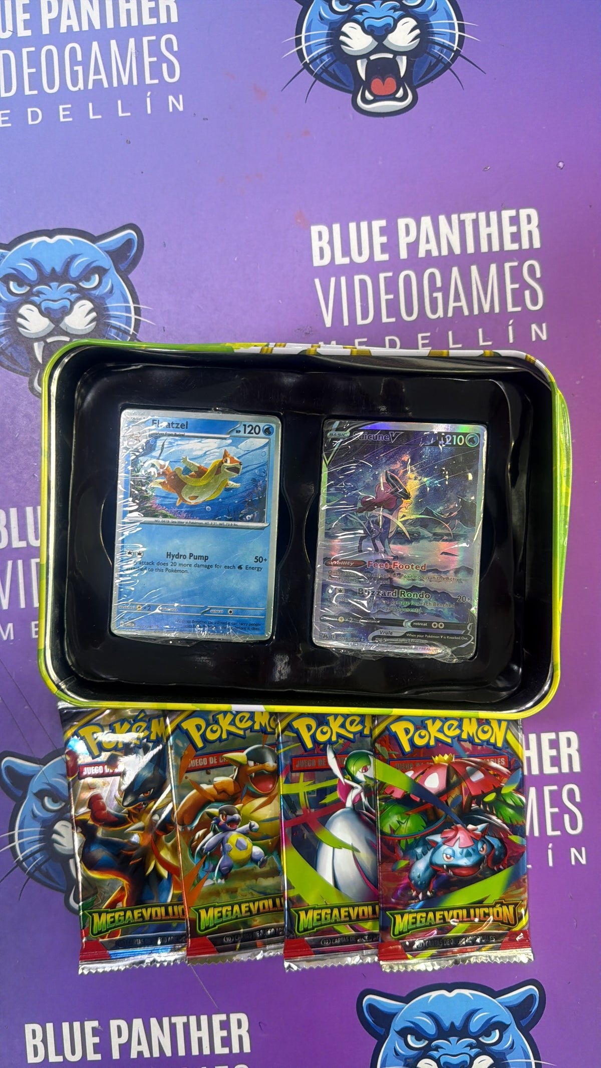 Pokemon Scarlet & Violet – Lata Metálica Coleccionable Yanma & Pikachu (Disponibles:3 unidades)