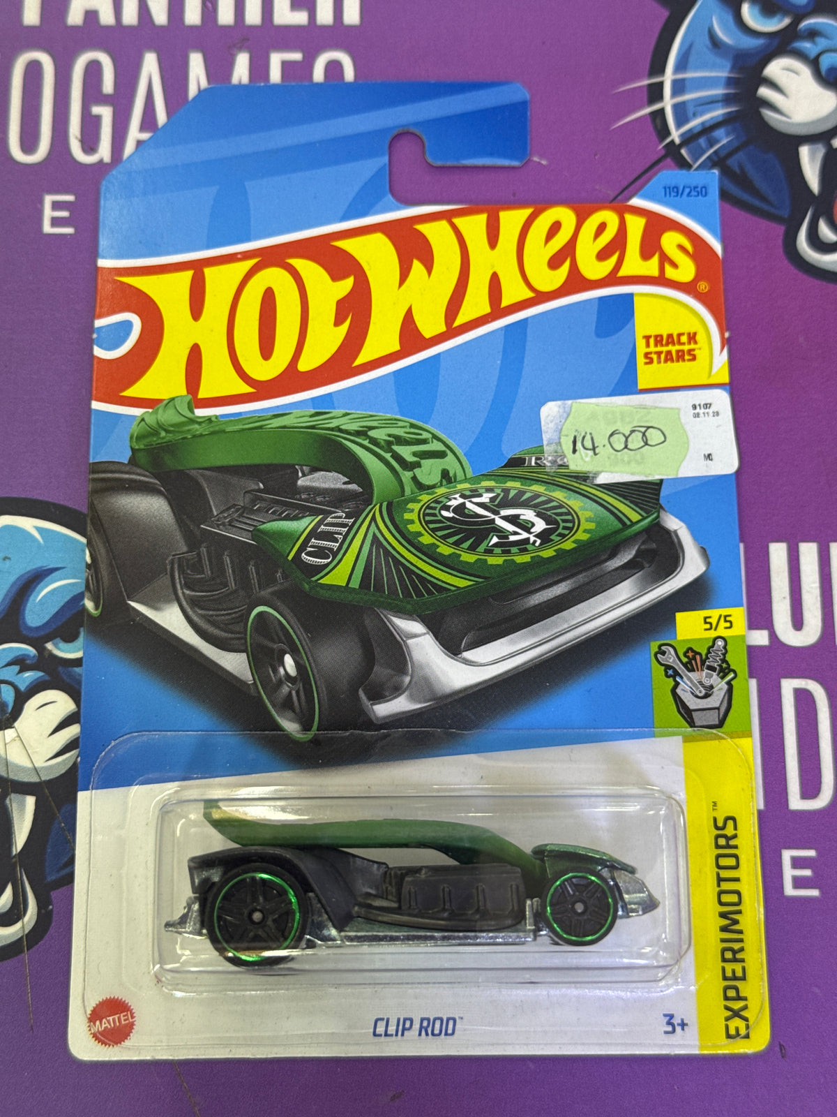 Clip rod - hotwheels