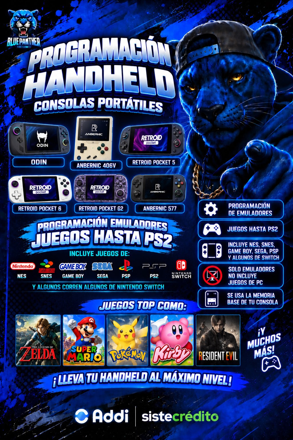 Programación Handheld – Emuladores y Juegos hasta PS2 para Consolas Portátiles Odin, Anbernic, Retroid Pocket y otros dispositivos compatibles