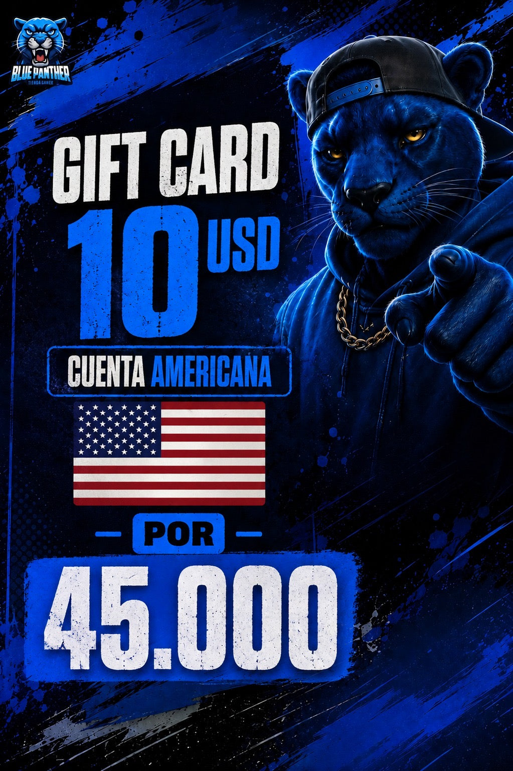 Gift Card 10 USD Cuenta americana