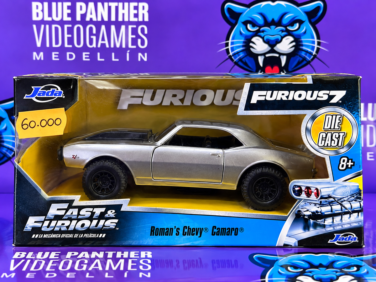 Fast & Furious Roman’s Chevy Camaro | Modelo Die-Cast Jada Toys escala 1/32