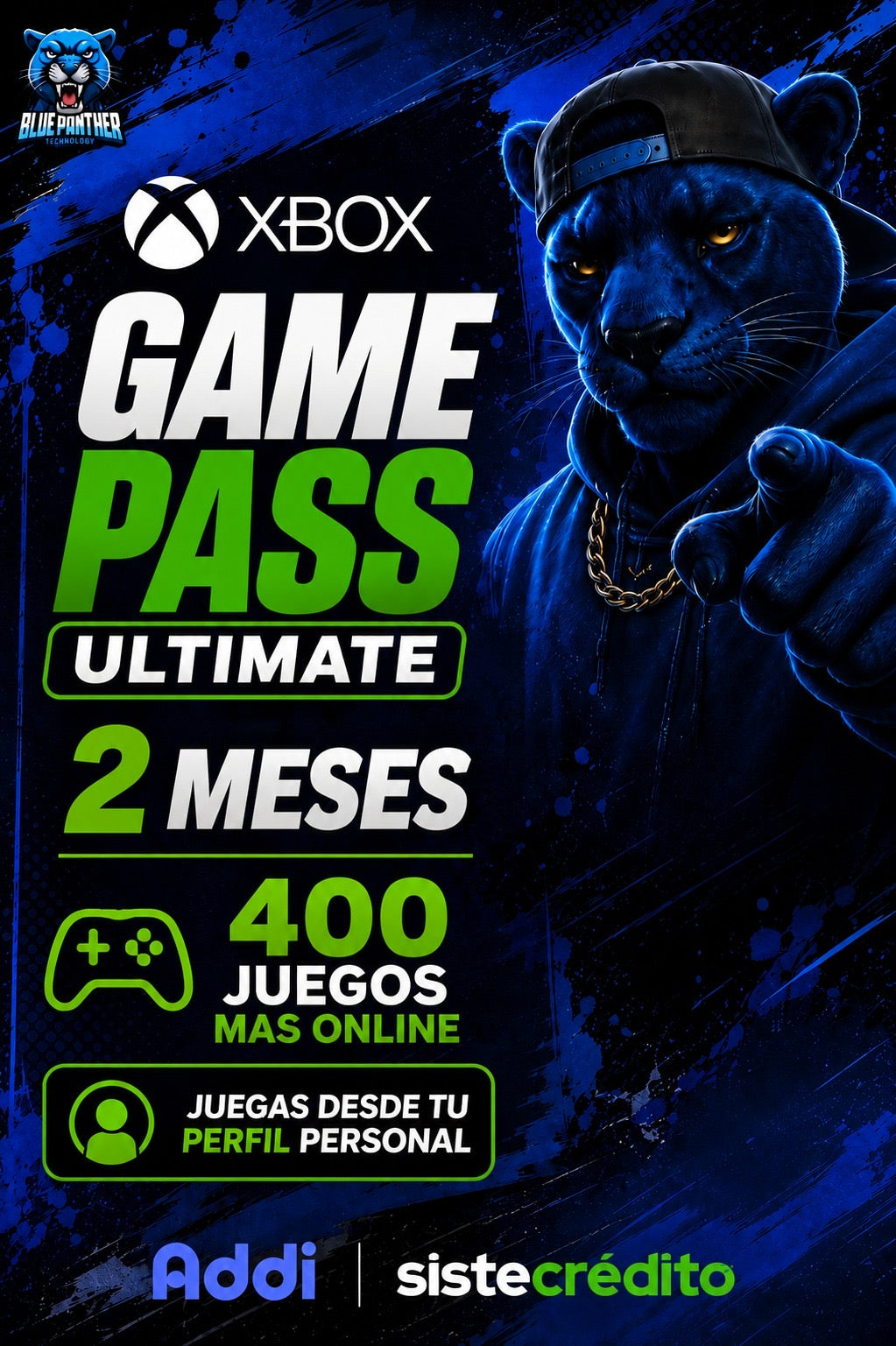 Xbox Game Pass Ultímate 2 meses