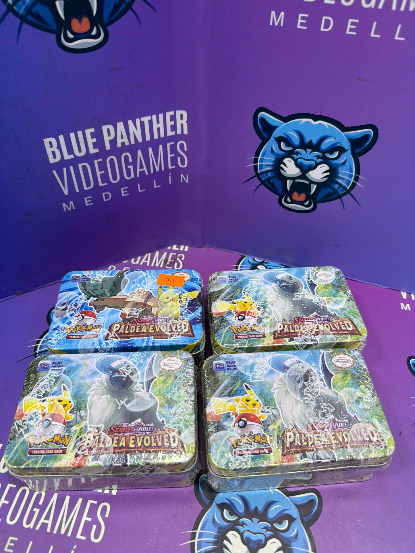 Latas pokemon x 30 cargas