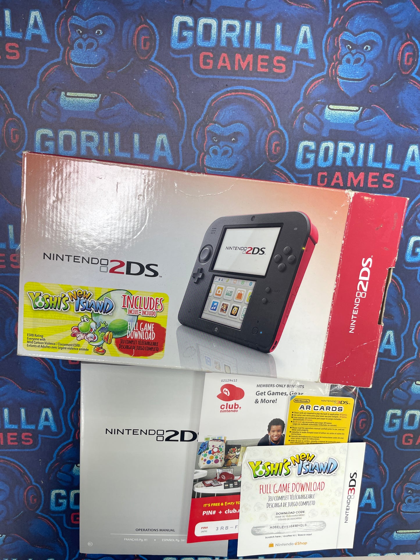 Solo caja Con manuales 2ds