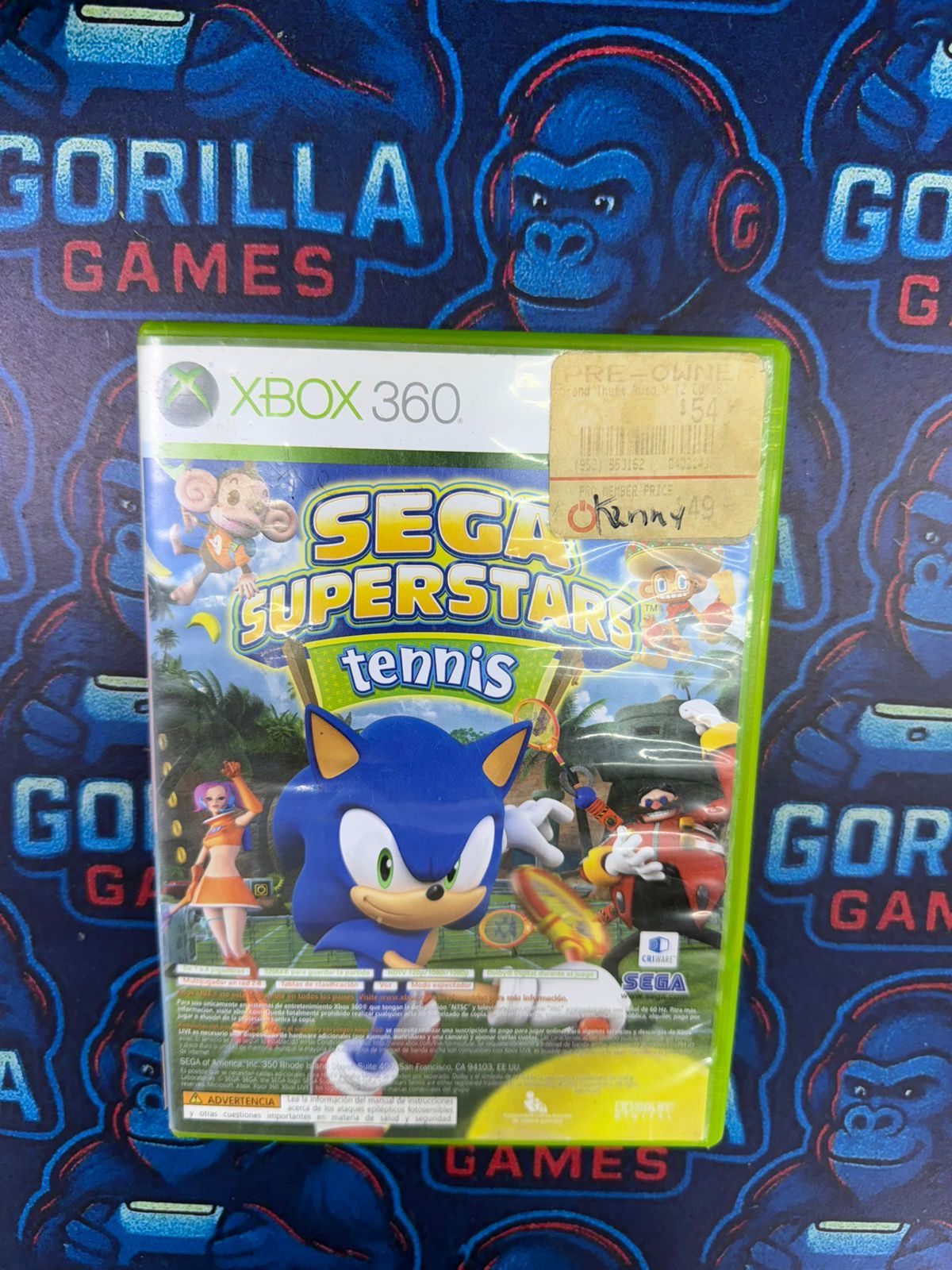 Sega superstars tennis usado