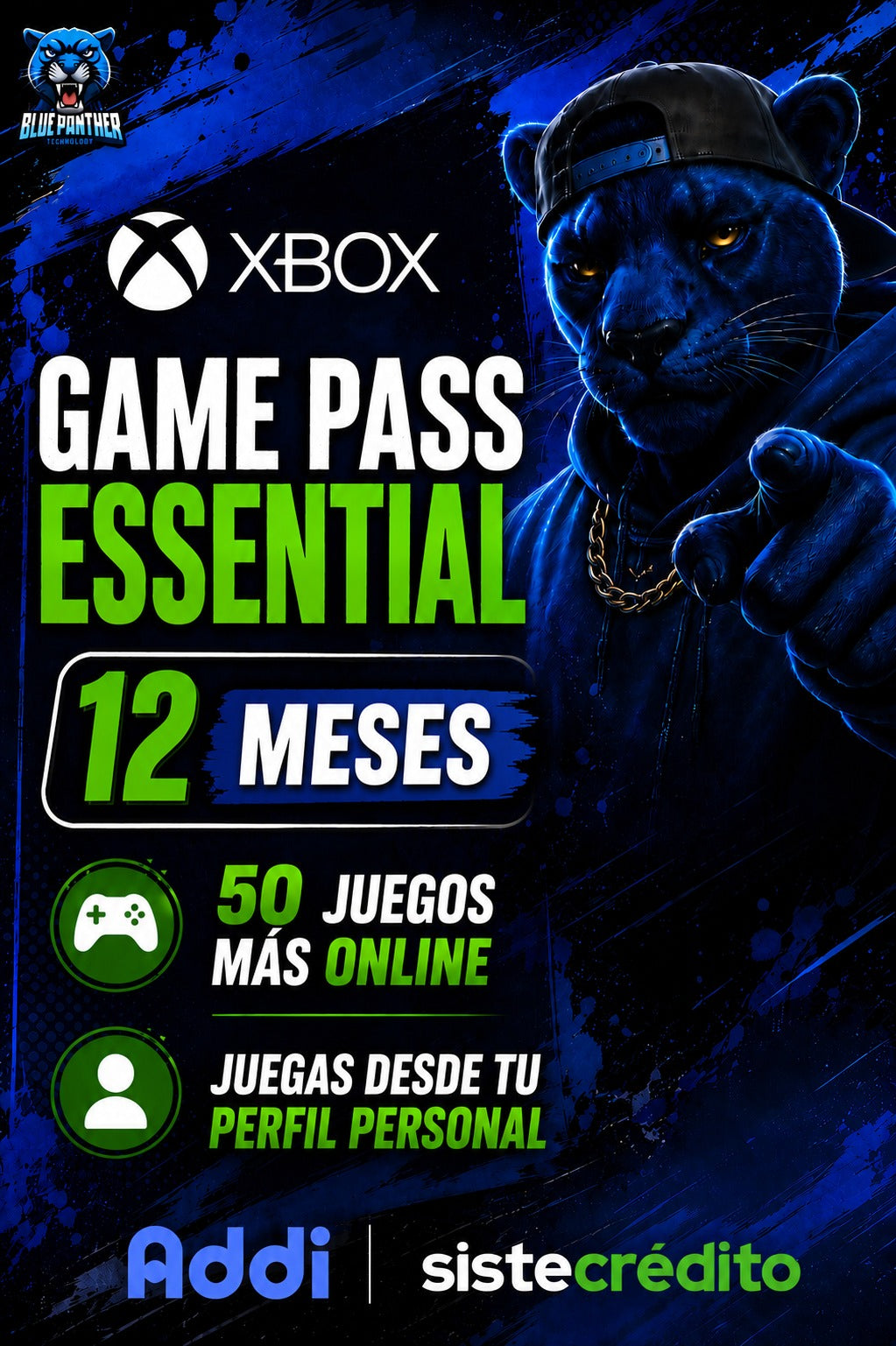Xbox Game Pass Essential 12 Meses