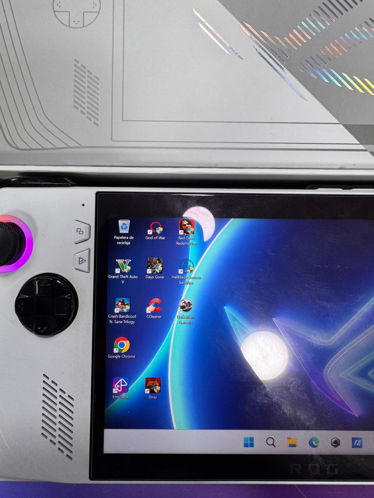 Rog Ally Z1 Extreme programada