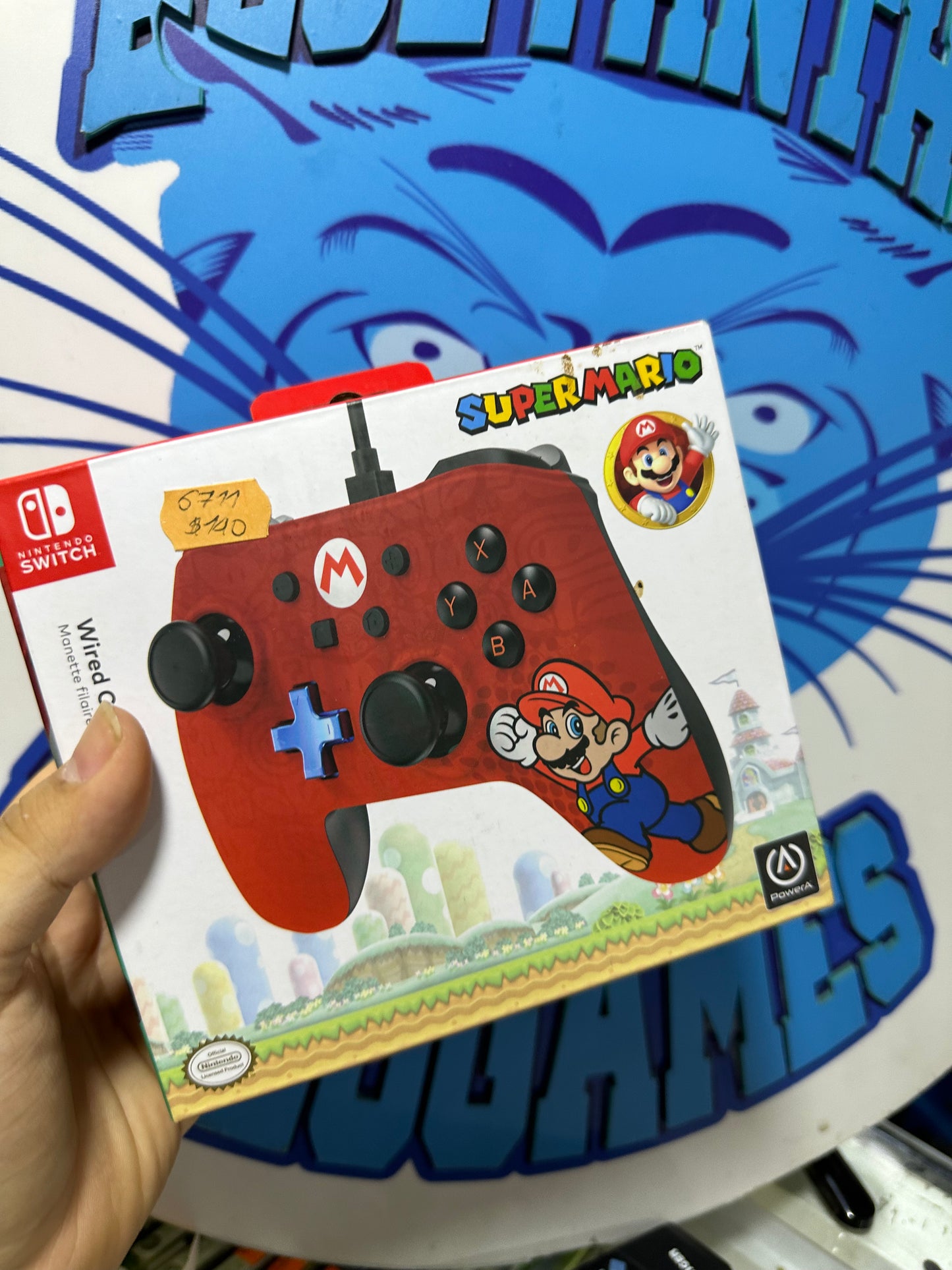 Control Hori Edición Mario saltando