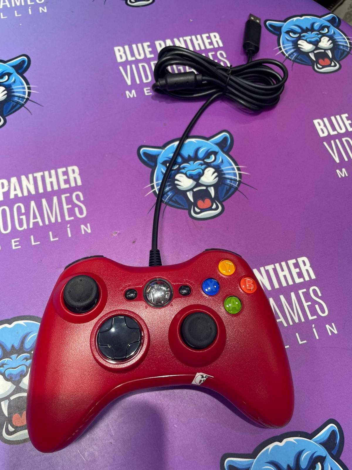 Control Rojo Xbox 360 (cable suelto)